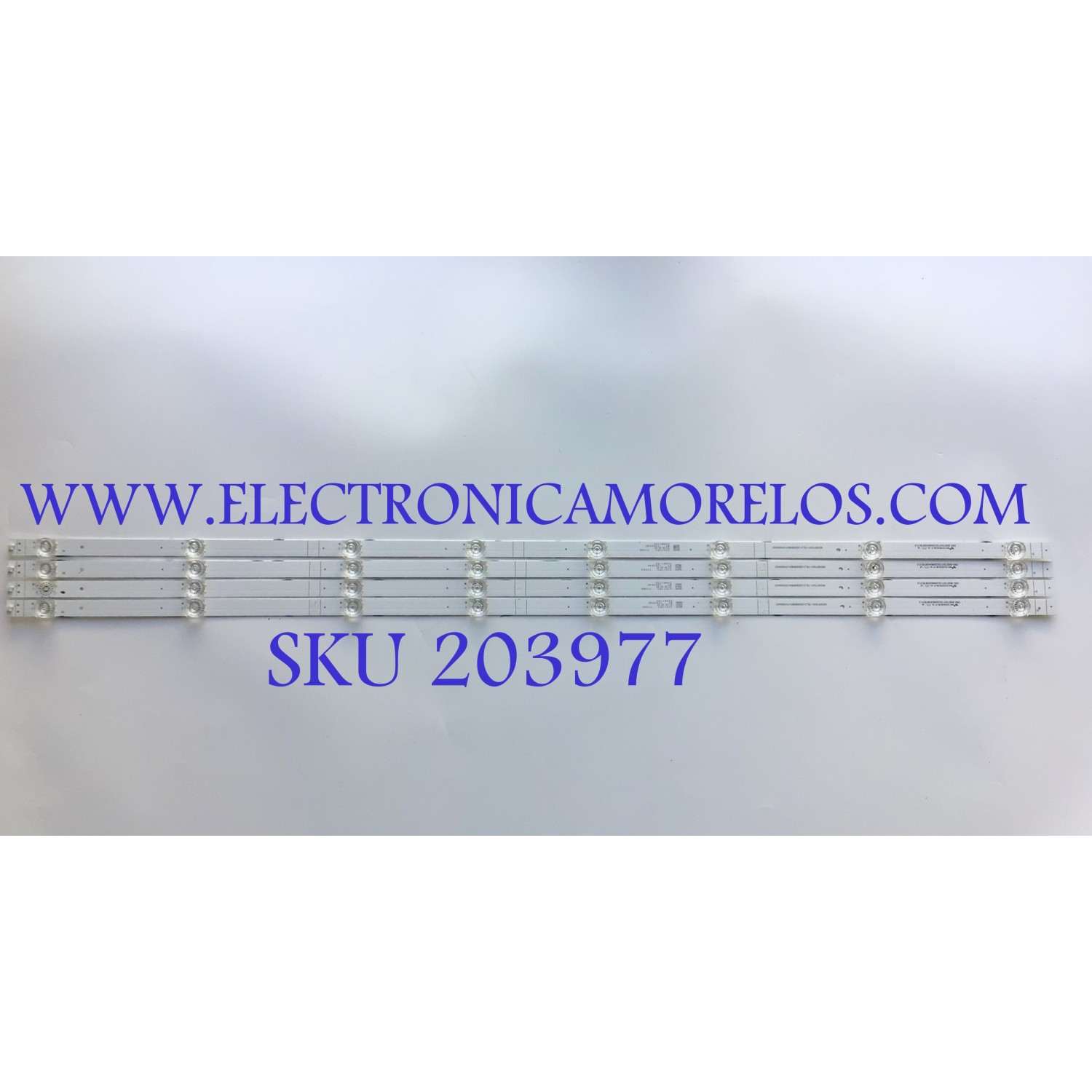 KIT DE LEDS PARA TV HISENSE ORIGINAL 4 PIEZAS / NUMERO DE PARTE 2020091601 / CRH-BXBT50Y13030080409FREV1.0 / HD500Y1U51-T0L2 / 2020091601 / SVH500AG1 / 210115X / 1252540 / 22661100 / PANEL HD500Y1U51-T0L2\S0\MCKD-1\WOC\ROH / MODELO 50A6G